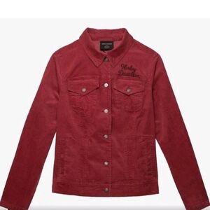 Harley-Davidson Women's Burgundy Jean Jacket